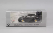 Load image into Gallery viewer, CM 1:64 Black JDM Evolution EVO Lancer 10 X Sports Model Diecast Metal Car New