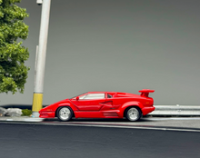 Load image into Gallery viewer, Minigt 1:64 Red Countach 25th Racing Sports Model Diecast Metal Car New Collection