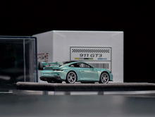 Load image into Gallery viewer, ZJWJ 1:64 Cyan 911 GT3 Sports Model Diecast Resin Car New Collection