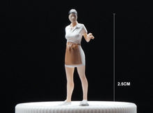 Load image into Gallery viewer, 1:64 Painted Figure Mini Model Toy Miniature Car Scenes Resin Apron Waitress
