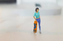 Load image into Gallery viewer, 1:64 Painted Figure Model Miniature Resin Diorama Sand Skateboarding Skating TOY