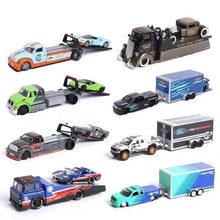 Load image into Gallery viewer, Maisto 1:64 Ramp Tow Flatbed Trailer Truck Model Toy Diecast Metal Car BN