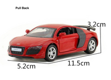 Load image into Gallery viewer, CCA 1:43 Red AUDI R8 GT Racing Sports Hatchback Model Toy Diecast Metal Car BN