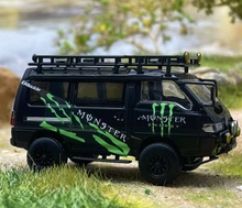 Load image into Gallery viewer, Autobots 1:64 Black 4WD Delica L300 Camper Sports Van Model Diecast Metal Car