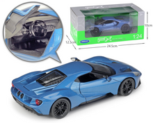 Load image into Gallery viewer, WELLY 1:24 2017 GT Super Racing Sports Model Diecast Metal Car Display