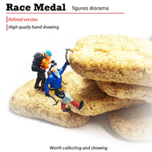 Load image into Gallery viewer, 1:64 Painted Figure Mini Model Miniature Resin Diorama Mountain Climber Hikers