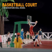 Load image into Gallery viewer, 1:64 Painted Figure Mini Model Miniature Resin Diorama Sand Basketball Player