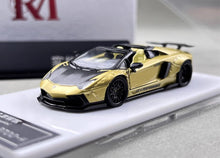 Load image into Gallery viewer, RM 1:64 Gold Aventador LP700-4 LBWK Sports Model Diecast Metal Car New Collection