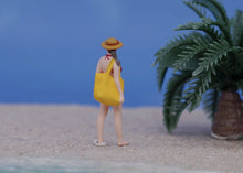 Load image into Gallery viewer, 1:64 Painted Figure Model Miniature Resin Diorama Swimming Kid Man Lady Pool Toy Collection