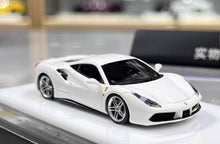 Load image into Gallery viewer, 1:64 CL White 488 GTB Hard Top Sports Model Diecast Resin Car New Collection