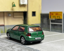 Load image into Gallery viewer, GCD 1:64 Green VW Golf MK4 GTI 2 Doors Sports Model Diecast Metal Car BN