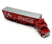 Load image into Gallery viewer, 1:148 Scania Coke Christmas Container Delivery Truck Model Diecast Metal Car