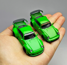 Load image into Gallery viewer, 1:64 Green RWB 993 964 Racing Sports Classic Model Diecast Metal Car New