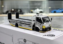 Load image into Gallery viewer, MT 1:64 Gray AF H300 Flatbed Trailer Tow Truck Model Diecast Metal Car New Collection