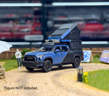 Load image into Gallery viewer, CM 1:64 Blue Tundra Overland Camper Pickup Sports Model Diecast Metal Car New Collection