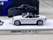 Load image into Gallery viewer, ATS 1:64 White JDM Miata MX-5 Roadster Sports Model Diecast Metal Car New Collection