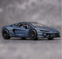 Load image into Gallery viewer, TH 1:64 Matte Blue Temerario Sports Model Diecast Metal Car New Collection