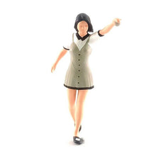 Load image into Gallery viewer, 1:64 Painted Figure Mini Model Miniature Resin Diorama Toy Sand Girl Teasing Dog