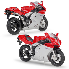 Load image into Gallery viewer, WELLY 1:18 MV F4S Racing Sport Model Diecast Metal Motorcycle