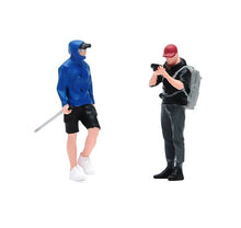 Load image into Gallery viewer, 1:24 Painted Figure Model Miniature Resin Diorama Sand Mountain Climers Set