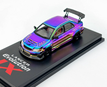 Load image into Gallery viewer, CM 1:64 Plating Purple JDM Lancer Evo 9 IX Sports Model Diecast Metal Car New Collection
