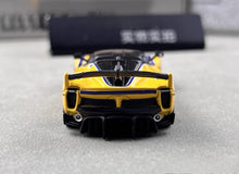 Load image into Gallery viewer, LT 1:64 Yellow FXX-K EVO Racing Sports Model Diecast Metal Car New Collection