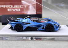 Load image into Gallery viewer, DMH 1:64 Blue Project Evo Racing Sports Model Diecast Metal Car New Collection