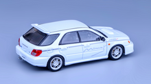 Load image into Gallery viewer, 1:64 Furuya White Impreza WRX STI VII 7 Wagon Mines Model Diecast Metal Car