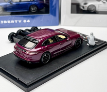 Load image into Gallery viewer, Liberty 1:64 Purple Panamera Turbo S Figure Sport Model Diecast Metal Car New Collection
