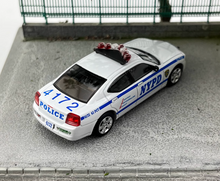 Load image into Gallery viewer, Rollin 1:64 White 2008 NYPD Charger Police Muscle Model Diecast Metal Car New Collection