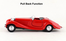 Load image into Gallery viewer, WELLY 1:36 1936 Classic 500K Vintage Convertible Model Diecast Toy Metal Car