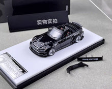 Load image into Gallery viewer, MT 1:64 Metallic Black S2000 Pandem Sports Model Diecast Metal Car BN