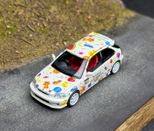 Load image into Gallery viewer, MH 1:64 White Civic EK9 Happy Children's Day Sport Model Diecast Metal Car New Collection