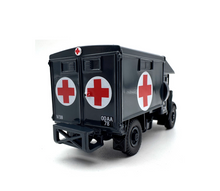 Load image into Gallery viewer, 1:76 WW2 Military Austin K2 Royal Ambulance Model Diecast Metal Car New Collection