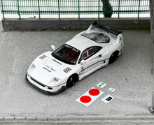 Load image into Gallery viewer, SH 1:64 White F40 LBWK Widebody Sports Model Diecast Metal Car BN