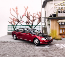 Load image into Gallery viewer, SH 1:64 Red Black Top 62S Maybach Luxury Sedan Model Diecast Metal Car New