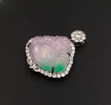 Load image into Gallery viewer, Nature Jade Laughing Buddha Pendant Necklace Gift Jewelry charm Blessing New B