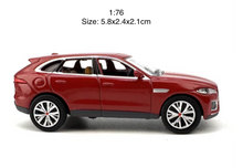 Load image into Gallery viewer, 1:76 Red Jaguar F-Pace City SUV Sports Model Diecast Metal Car New Collection