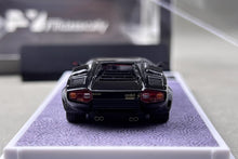 Load image into Gallery viewer, FY 1:64 Black Countach LP5000 S QV Racing Sports Model Diecast Metal Car New Collection