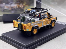 Load image into Gallery viewer, SW 1:64 Yellow Camel Defender 90 Pickup Sports Model Diecast Metal Car BN