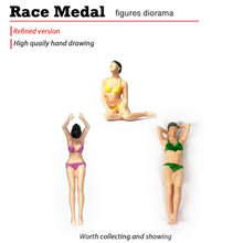Load image into Gallery viewer, 1:64 Painted Figure Mini Model Miniature Resin Diorama Swimming Suit Lady Bikini