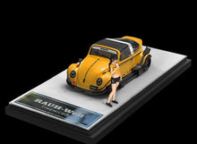 Load image into Gallery viewer, TM 1:64 Yellow RWB Beetle Widebody Sports Figure Model Diecast Metal Car New