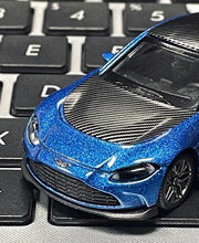 Load image into Gallery viewer, TSC 1:64 Blue Carbon VANTAGE V12 Sports Model Diecast Metal Car New Collection