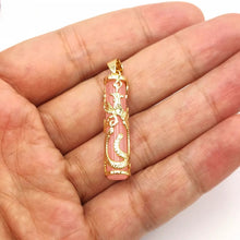 Load image into Gallery viewer, Nature Jade Phoenix Pendant Necklace Gift Jewelry charm Blessing Lucky Fortune k
