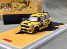 Load image into Gallery viewer, CC 1:64 Yellow Mini Cooper Widebody Sports Model Diecast Metal Car New Collection