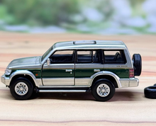 Load image into Gallery viewer, BM 1:64 Silver Green Pajero Off Road SUV Model Diecast Metal Car New