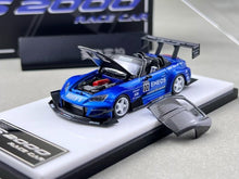 Load image into Gallery viewer, MT 1:64 Blue JDM S2000 AP1 #00 Race Sports Model Diecast Metal Car New Collection