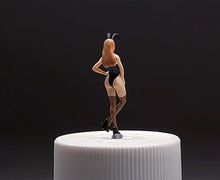 Load image into Gallery viewer, 1:64 Painted Figure Mini Model Miniature Car Scenes Resin Toy Rabbit Bunny Girl