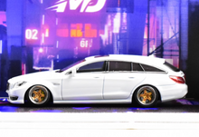 Load image into Gallery viewer, MJ 1:64 HEC White CLS 63 VIP Wagon Sports Model Diecast Metal Car New Collection