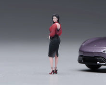 Load image into Gallery viewer, 1:64 Painted Figure Model Miniature Resin Diorama Toy Sand Elegant Beauty Lady
